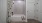 a bathroom with a shower curtain